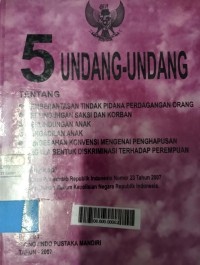 Image of Lima Undang - Undang Republik Indonesia
