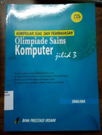 Image of Olimpiade Sains Komputer jilid 3