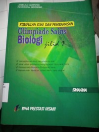 Image of Olimpiade Sains Biologi jilid 1