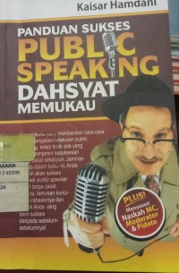 Image of Panduan Sukses Public Speaking Dahsyat Memukau