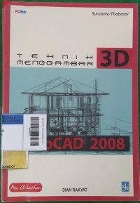 Image of AutoCAD 2008: Teknik Menggambar 3D