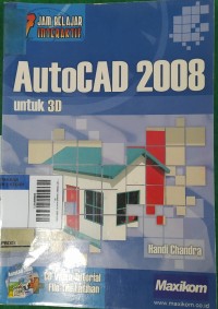 Image of 7 Jam Belajar Interaktif AutoCAD 2008 untuk 3D