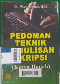 Image of Pedoman Teknik Penulisan Skripsi (Karya Ilmiah)