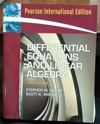 Image of DIFFERENTIAL EQUATIONS AND LINEAR ALGEBRA