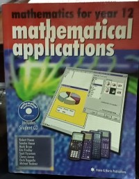 Image of mathematics for year 12: mathematical applications