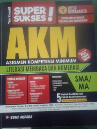 Image of Super Sukses AKM Asesmen Kompetisi Minimum SMA/MA