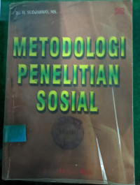 Image of Metodologi Penelitian Sosial
