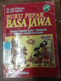 Image of Buku Pepak Basa Jawa