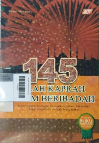 Image of 145 Salah Kaprah Dalam Beribadah