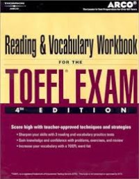 Image of Reading & Vocabularu Workbook for The Toefl Exam